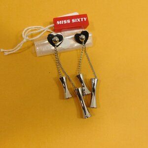 Ladies - Miss Sixty Sterling Silver Earrings